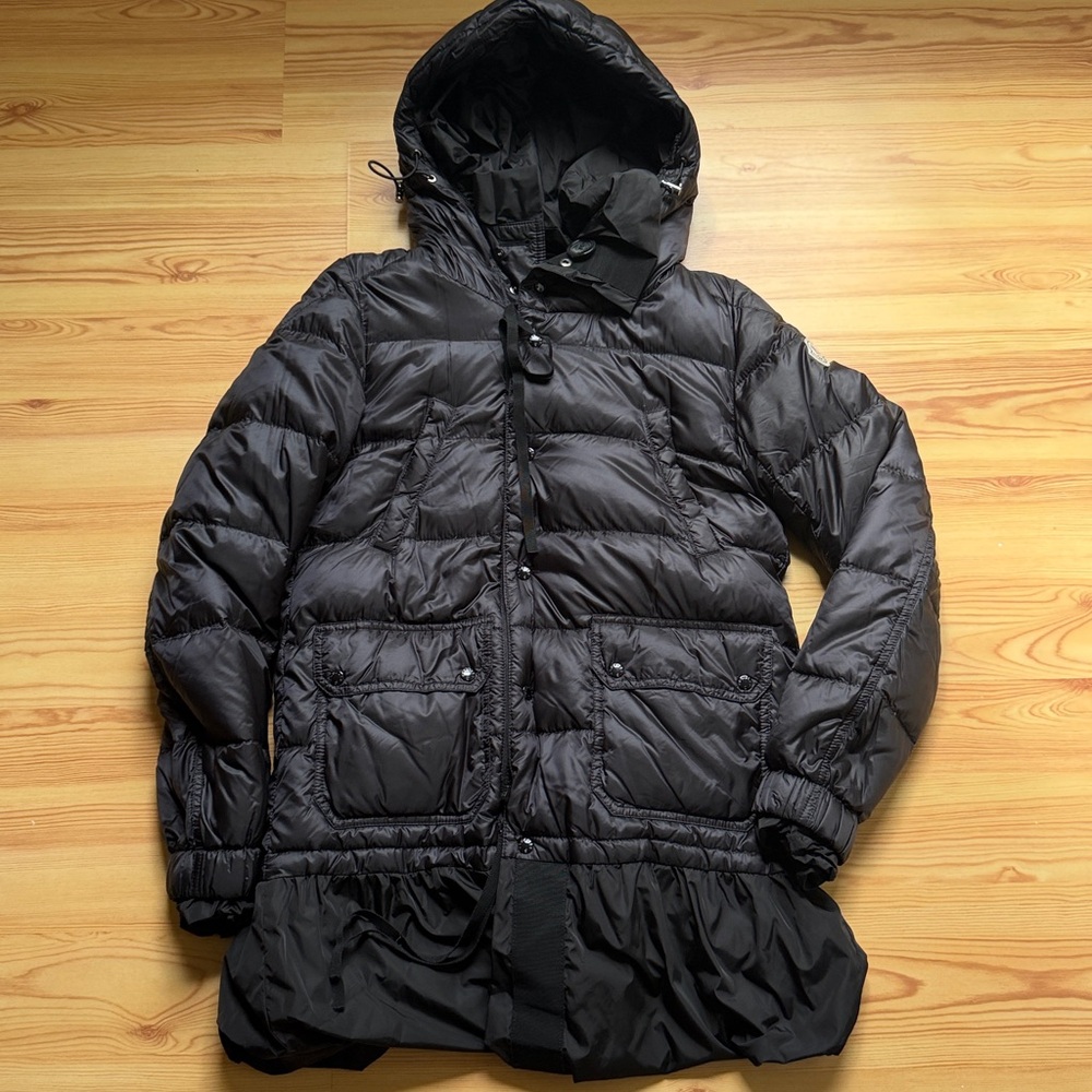 Moncler Sacai collaboration Black Quilted Jacket Serena size 1 like New